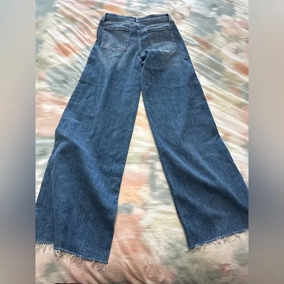Just USA Blue Wide Leg Jeans - Picture 2 of 4